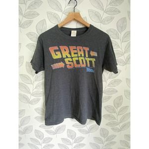 Back to the Future Great Scott Grapic T-shirt, Size S